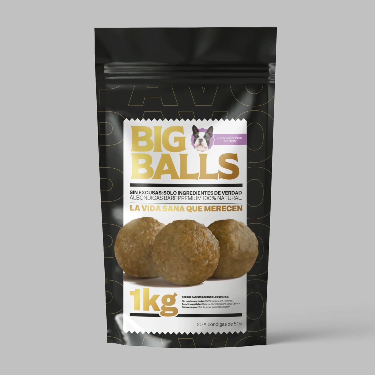 BIG BALLS CANINO PAVO X 1KG