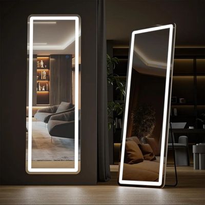 LED Floor Mirror