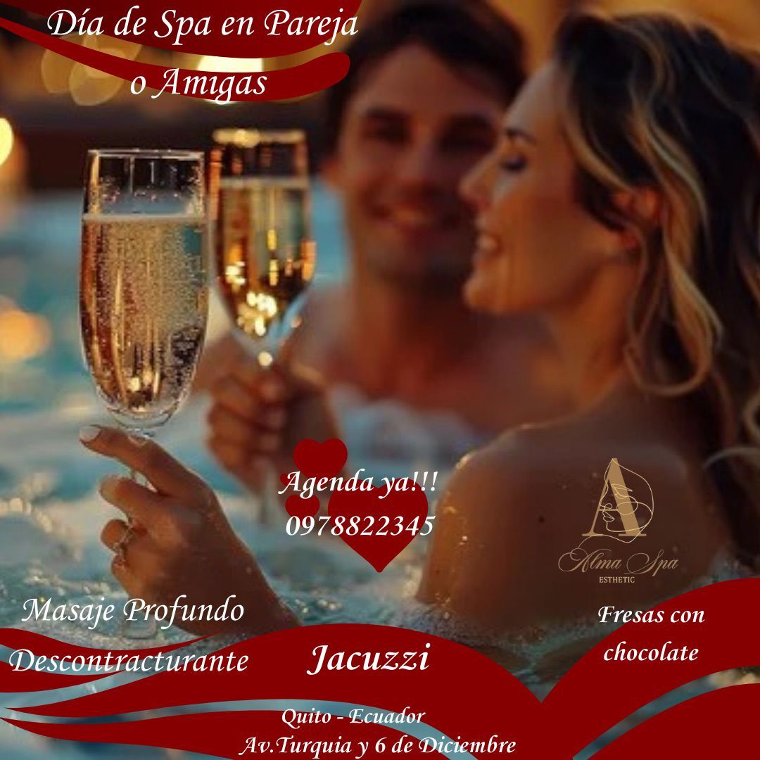 Spa en Pareja Duración  3 horas