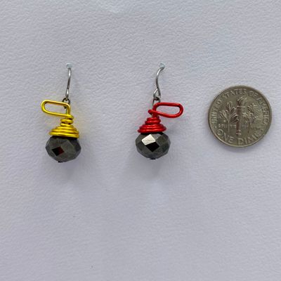 Curling Rock Dangle Earrings