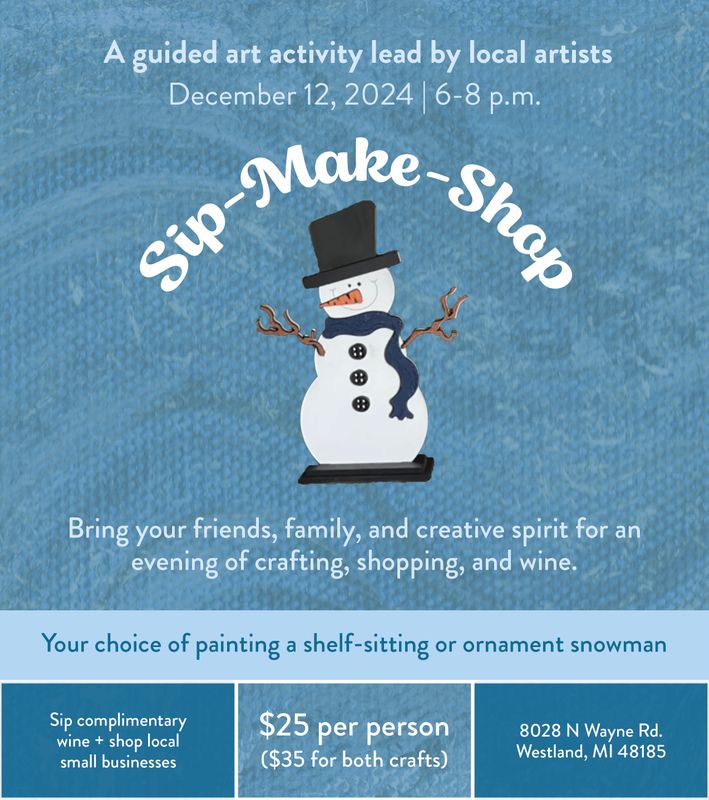 Ticket to Sip-Make-Shop
