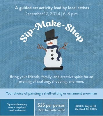 Ticket to Sip-Make-Shop