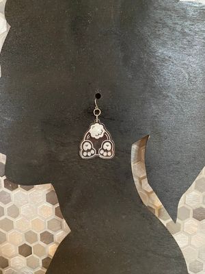 Bunny Butt Dangle Earrings