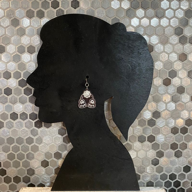 Bunny Butt Dangle Earrings