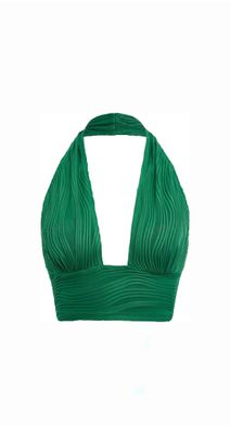 Halter Backless Crop Top