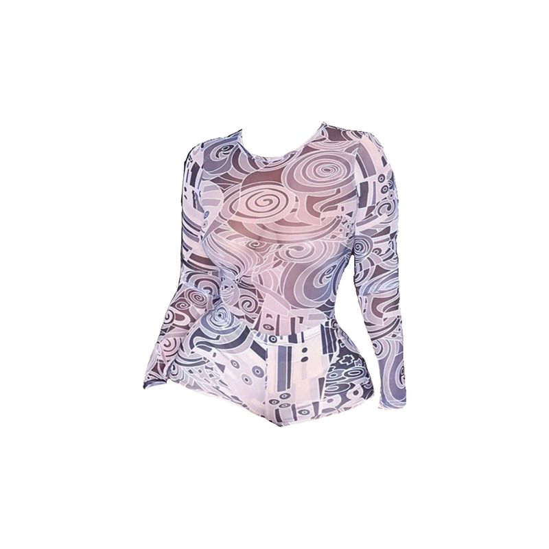 Two Piece Printed Short Set