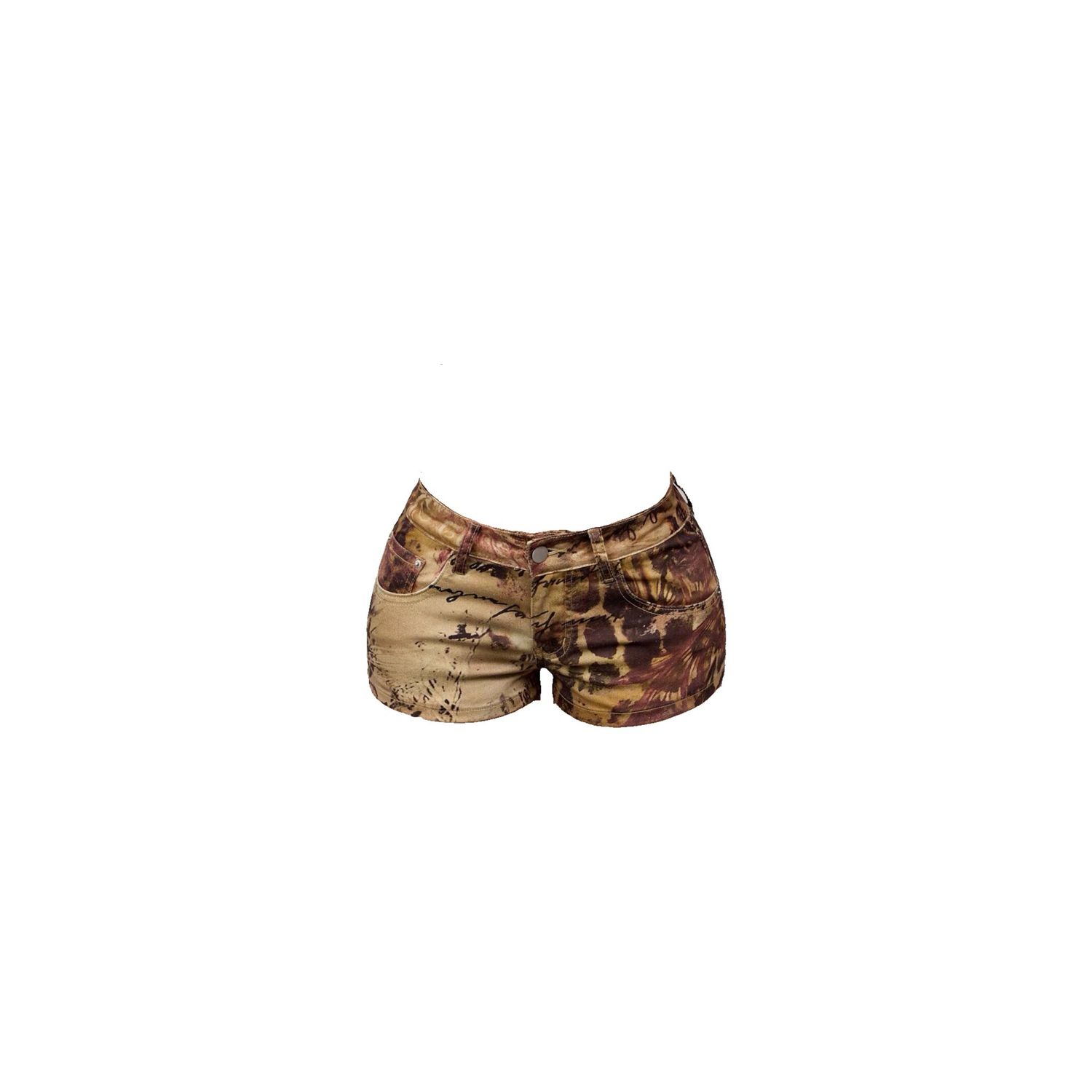 Leopard Floral Print Shorts