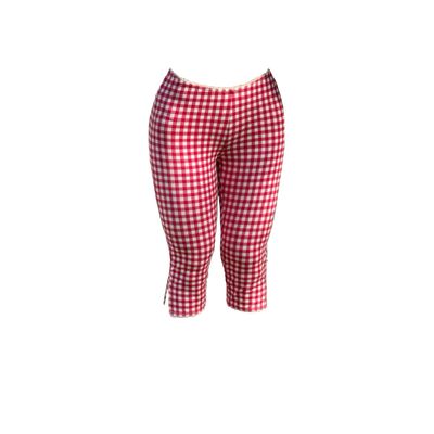 Plaid Capri Tights