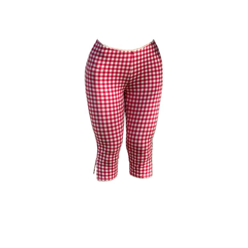 Plaid Capri Tights