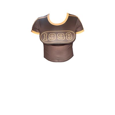 Numeric Crop Top