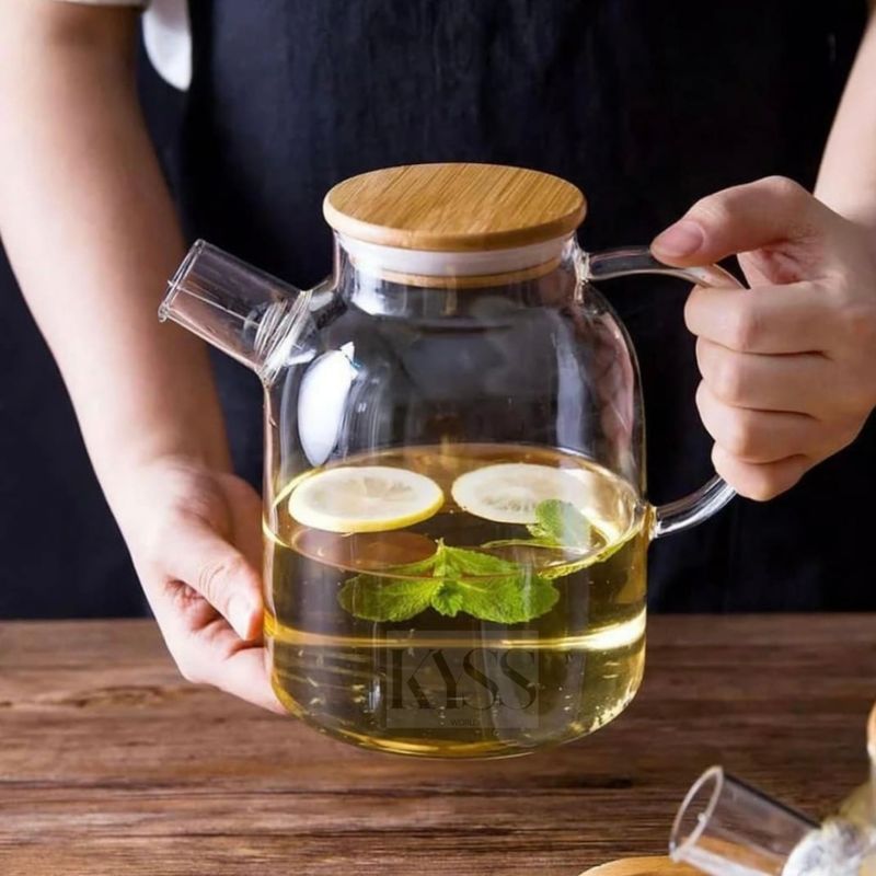 Borosilicate Heat Resistant Glass Tea Pot