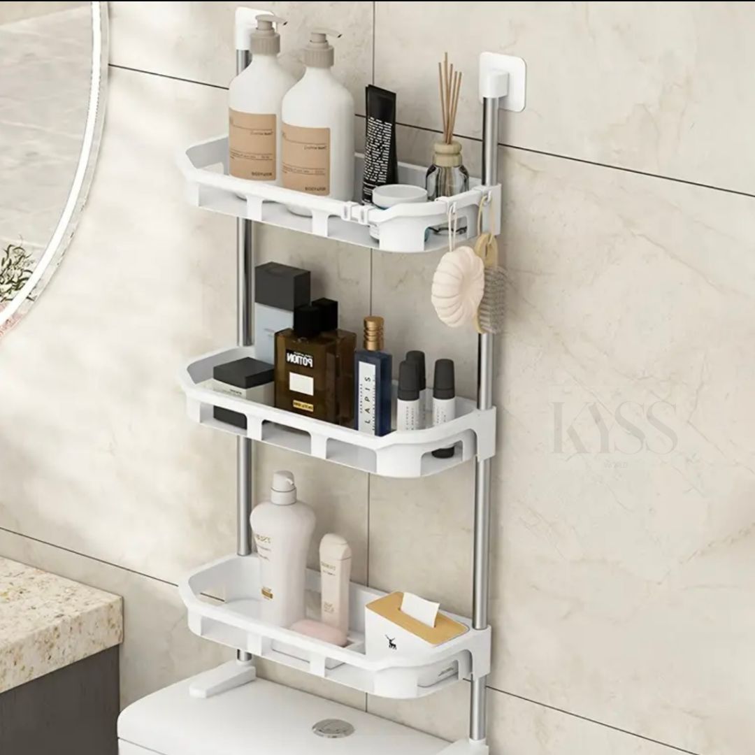 Multifunctional Bathroom Shelf with Support Legs