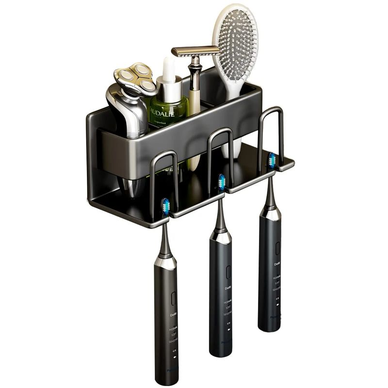 Toothbrush holder grey