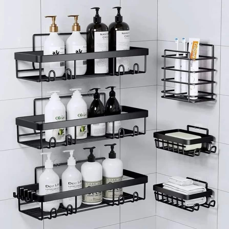 Metal Bathroom Rack 6pcs