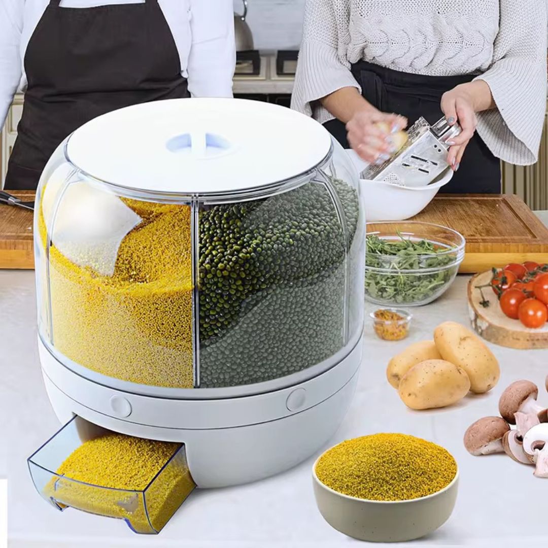 6 In 1 Rotating Storage Dispenser