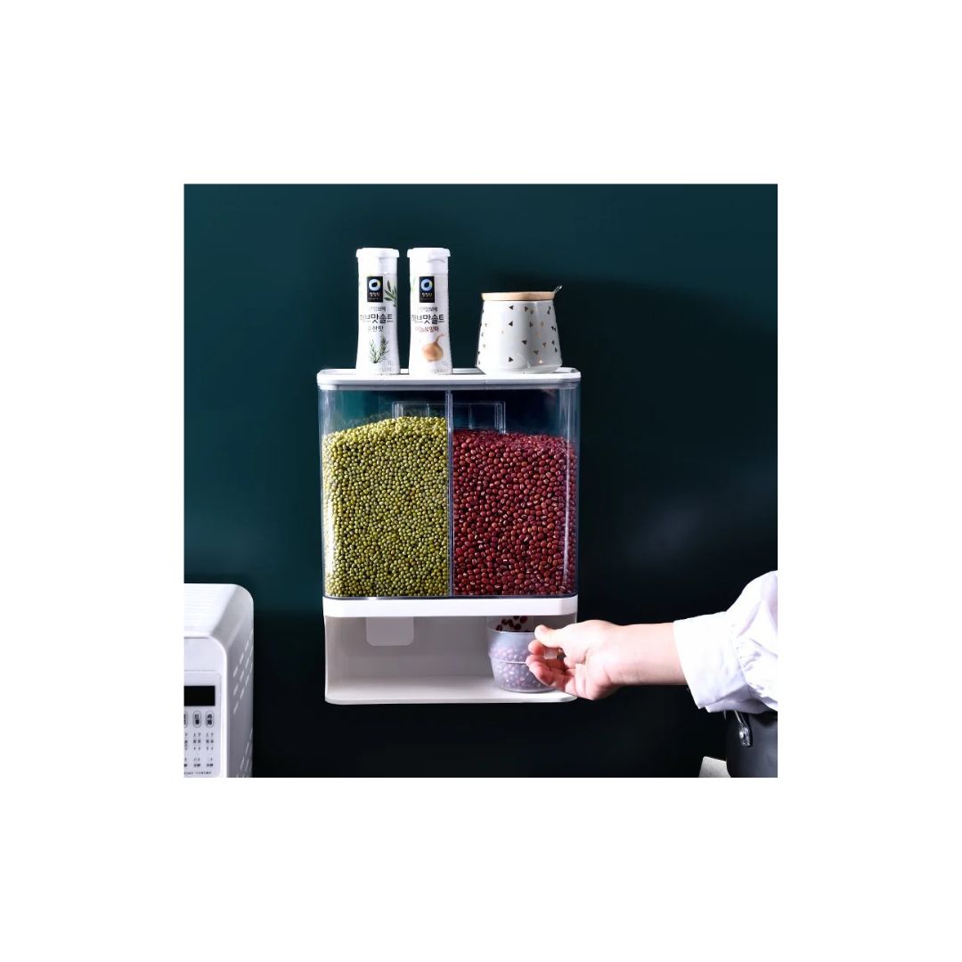 Plastic Multi-Functional Double Storage Wall Dispenser