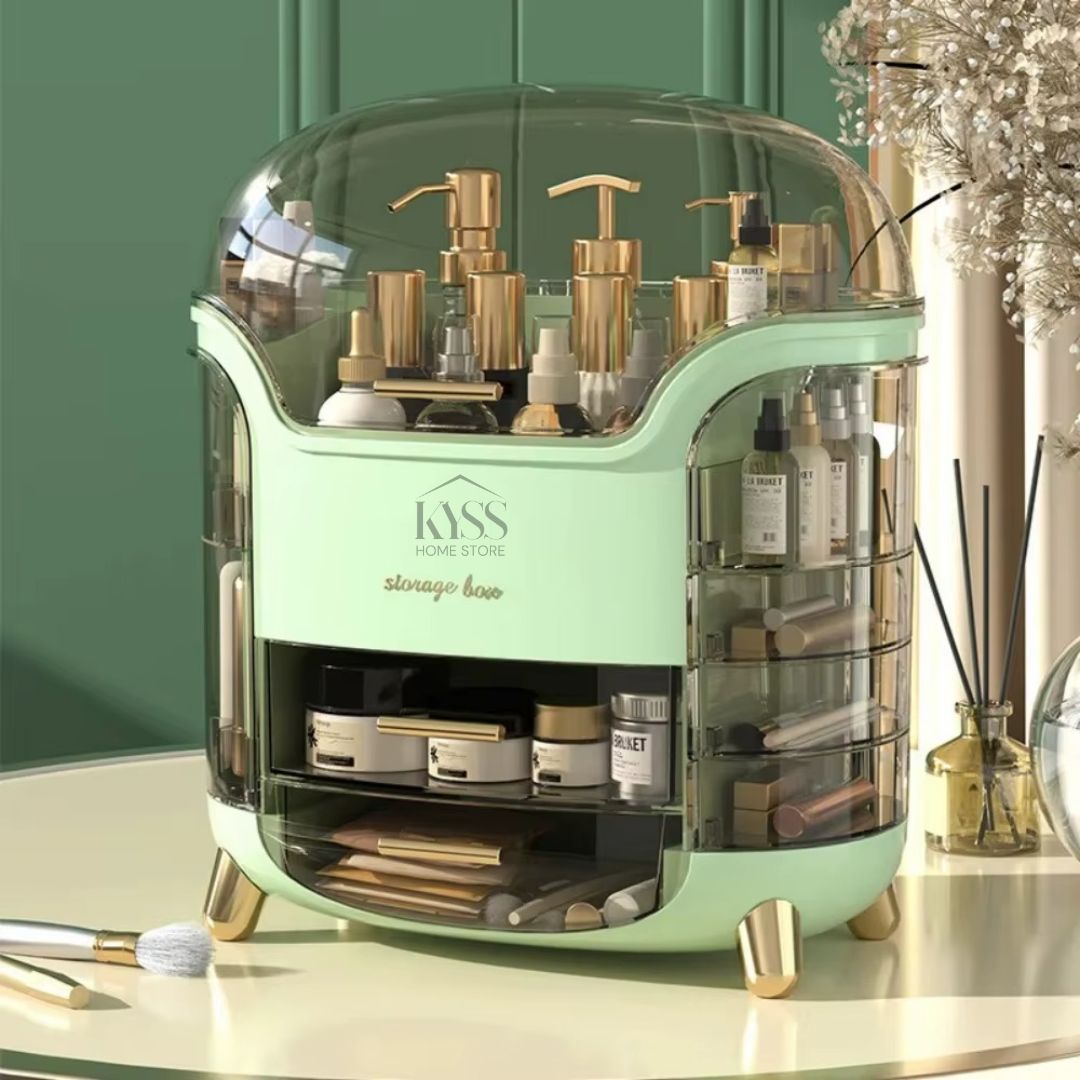 LuxeGlow 360° Makeup Organizer