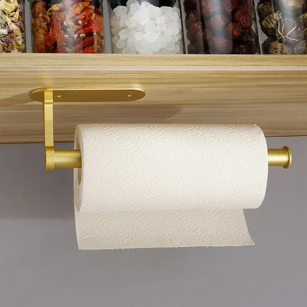 Paper Towel Holder Gold