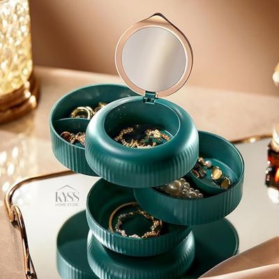 4Layer Rotating Jewelry Box