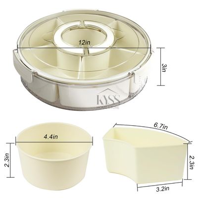 360° Rotating Spice Organizer with Lid