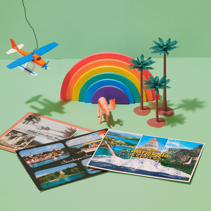 Postcards from untaken trips