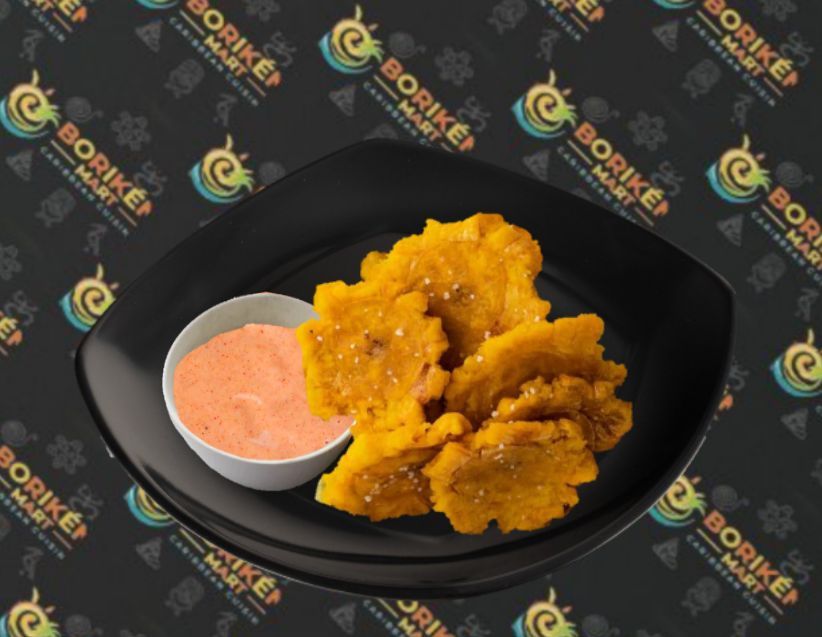 Tostones /Patacon (plantain chips ) 6 piece