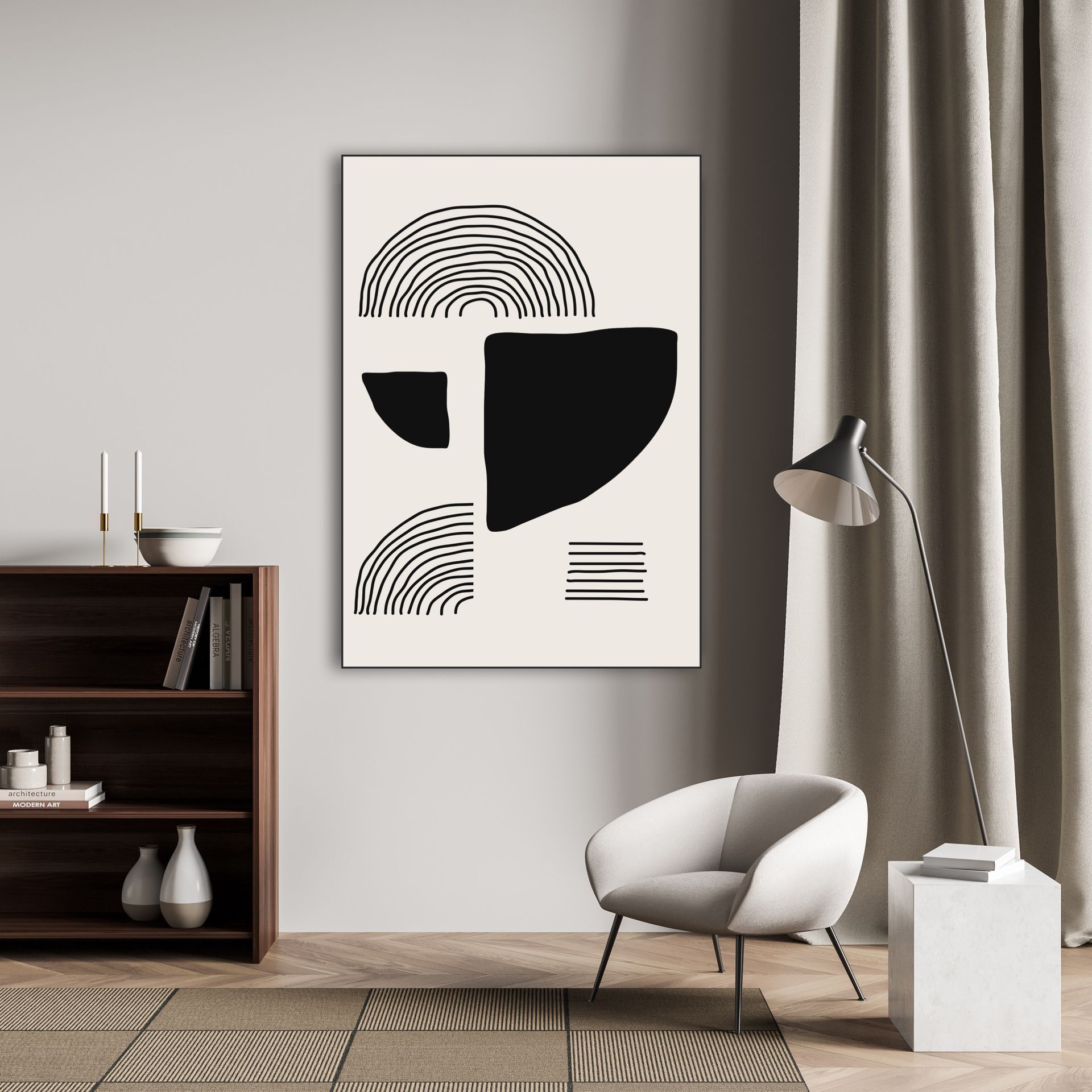 ARTHENTIC Acoustic picture 70 x 100 cm - ABSTRACT 1