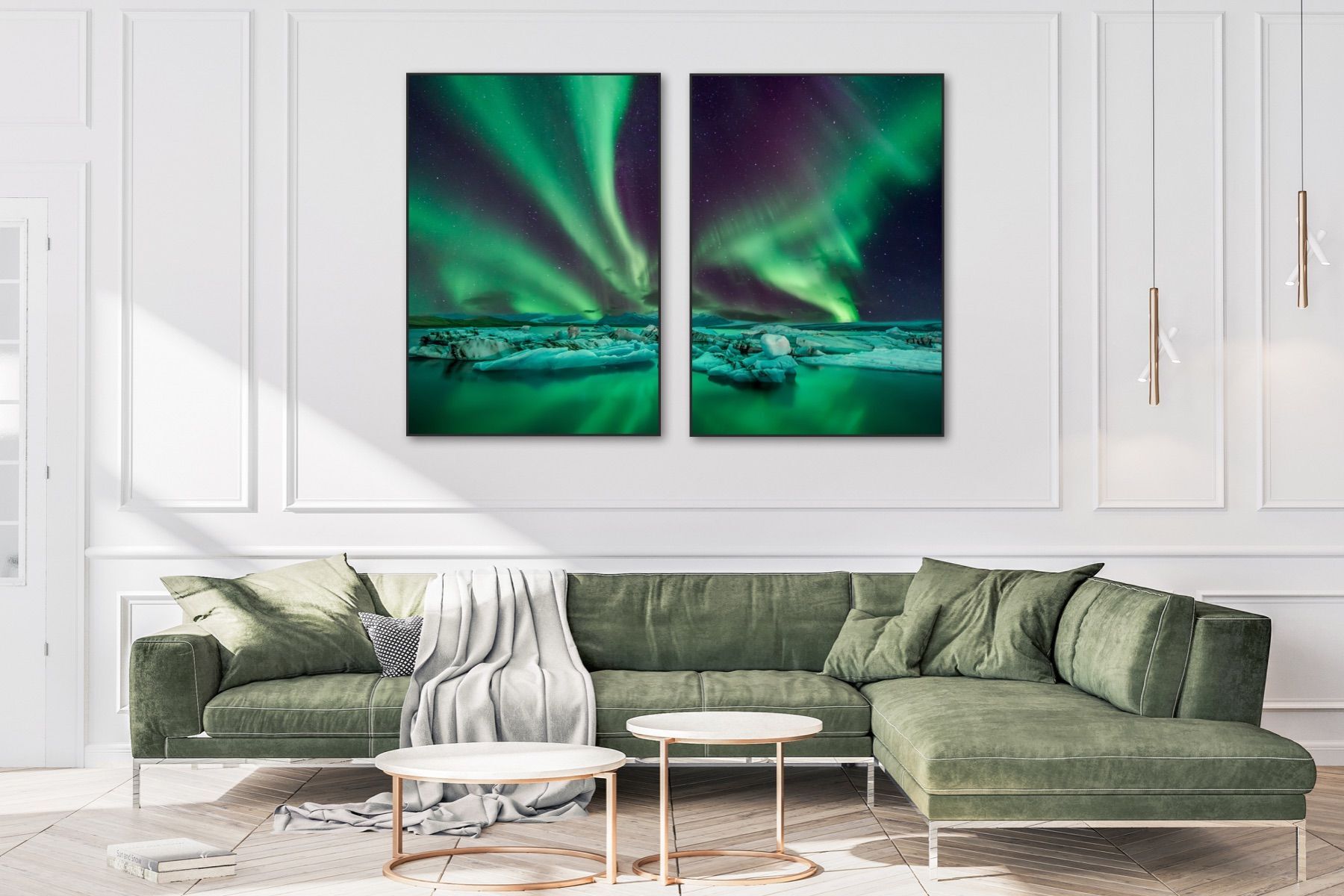 ARTHENTIC Acoustic picture 70 x 100 cm - Glacier