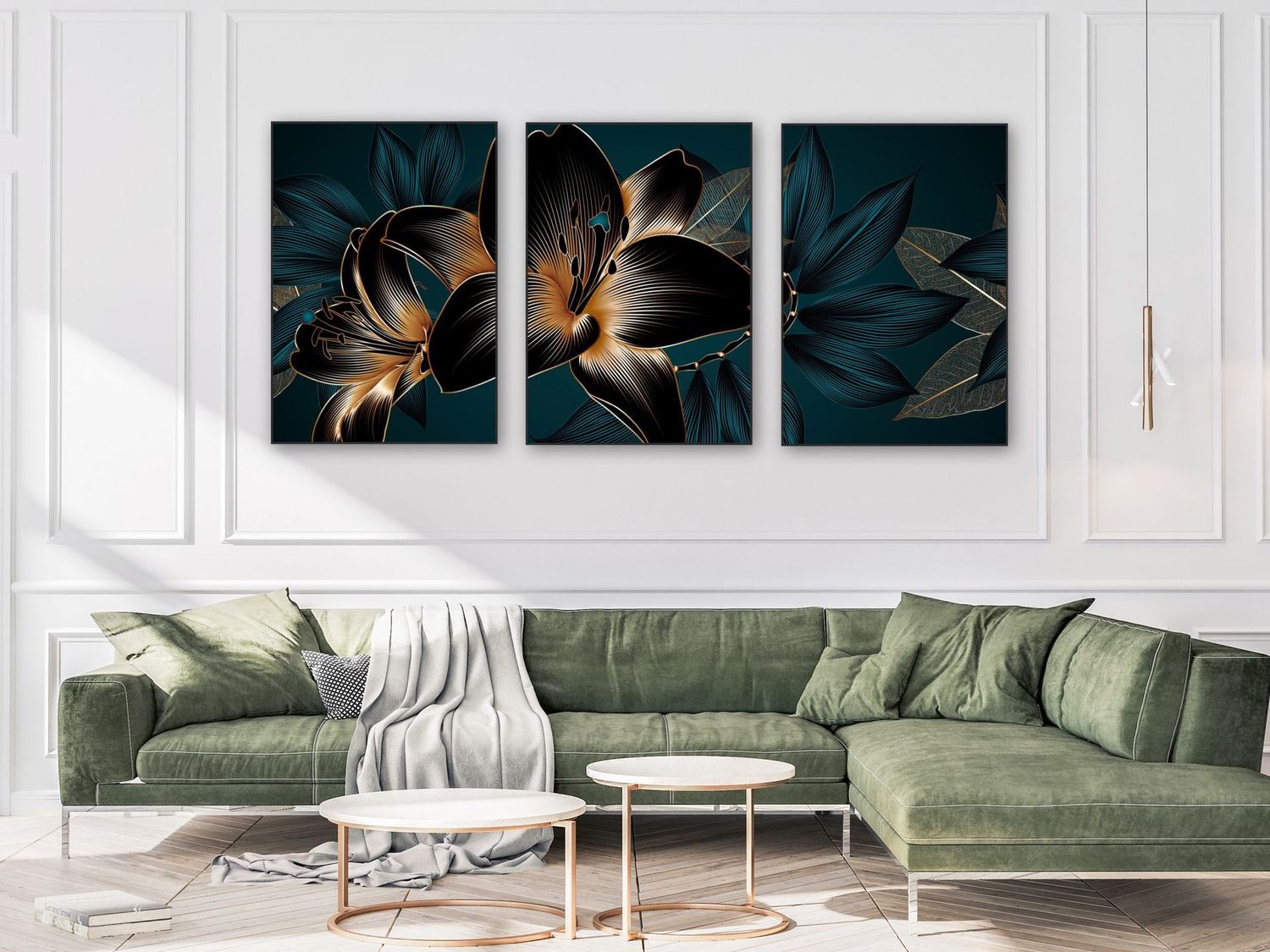 ARTHENTIC Acoustic picture 70 x 100 cm - Emerald