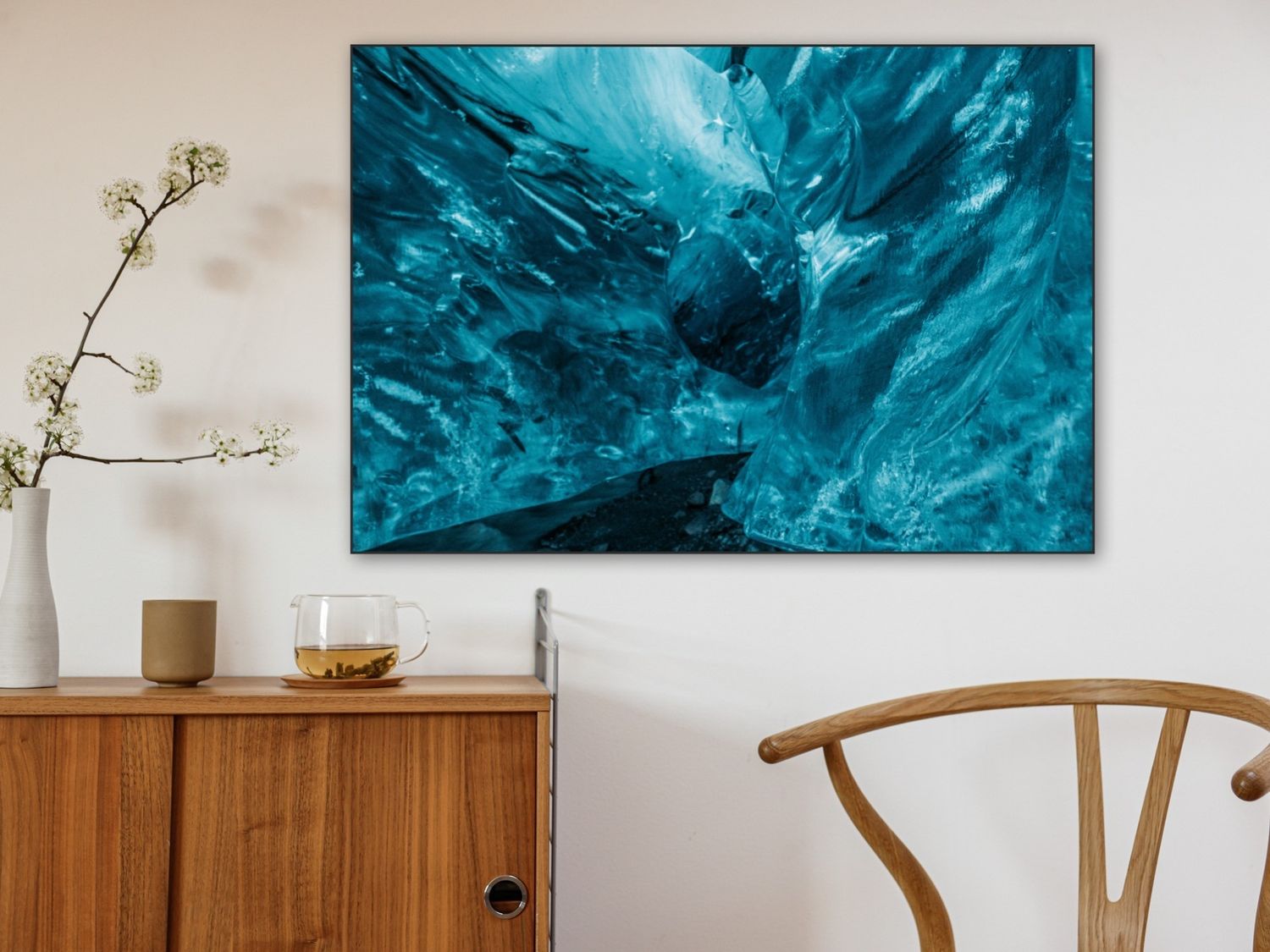 ARTHENTIC Akustikbild 70 x 100 cm - Eis