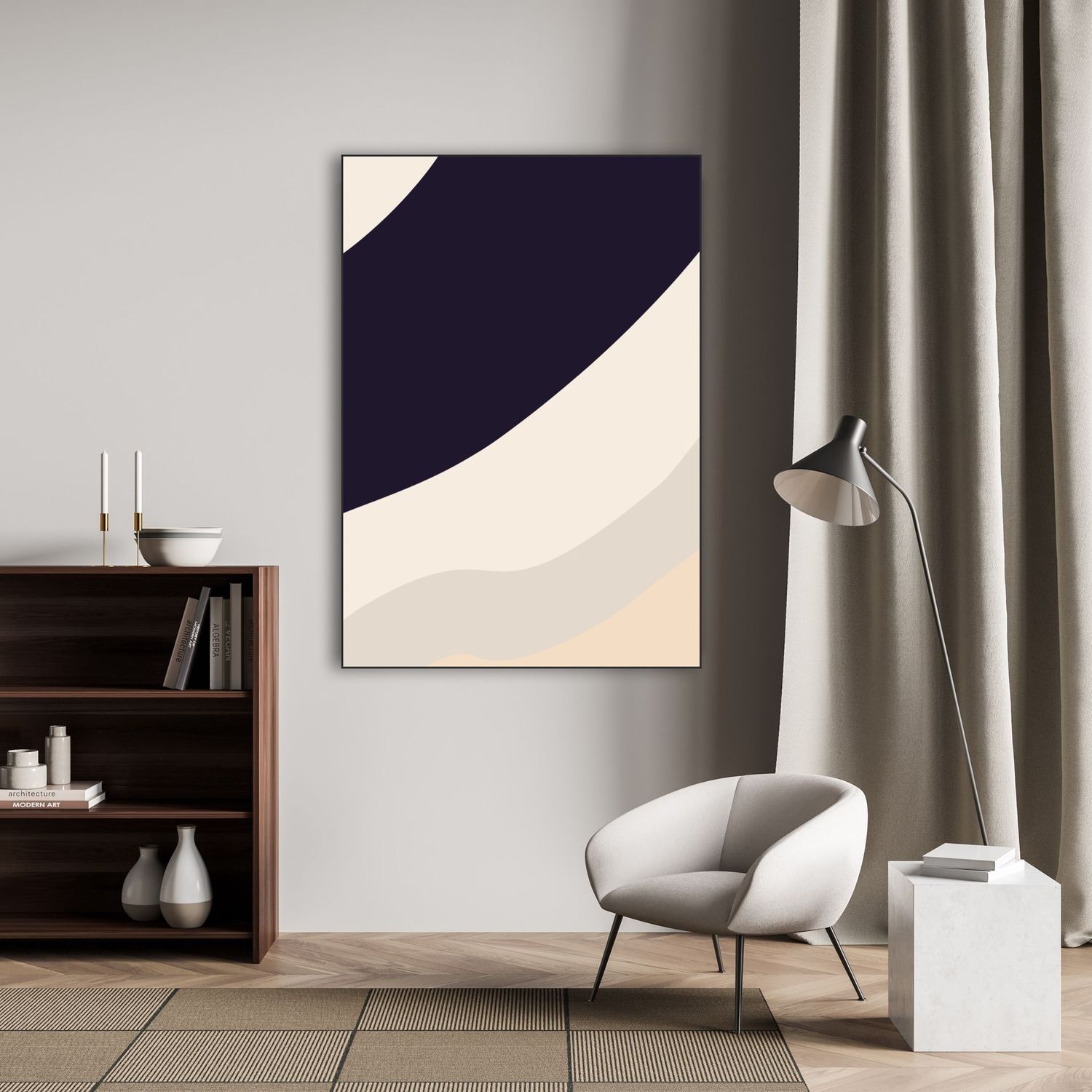 ARTHENTIC Acoustic picture 70 x 100 cm - THREE 1