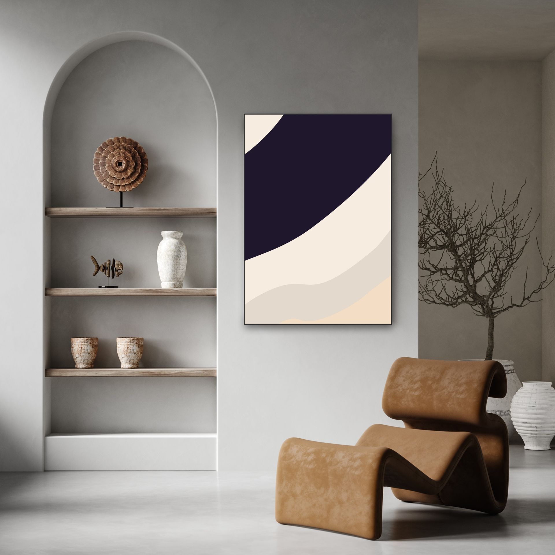 ARTHENTIC Acoustic picture 70 x 100 cm - THREE 1