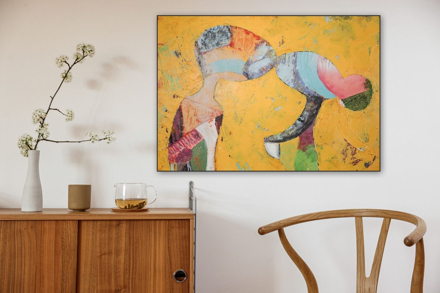 ARTHENTIC Acoustic picture 70 x 100 cm - Kiss