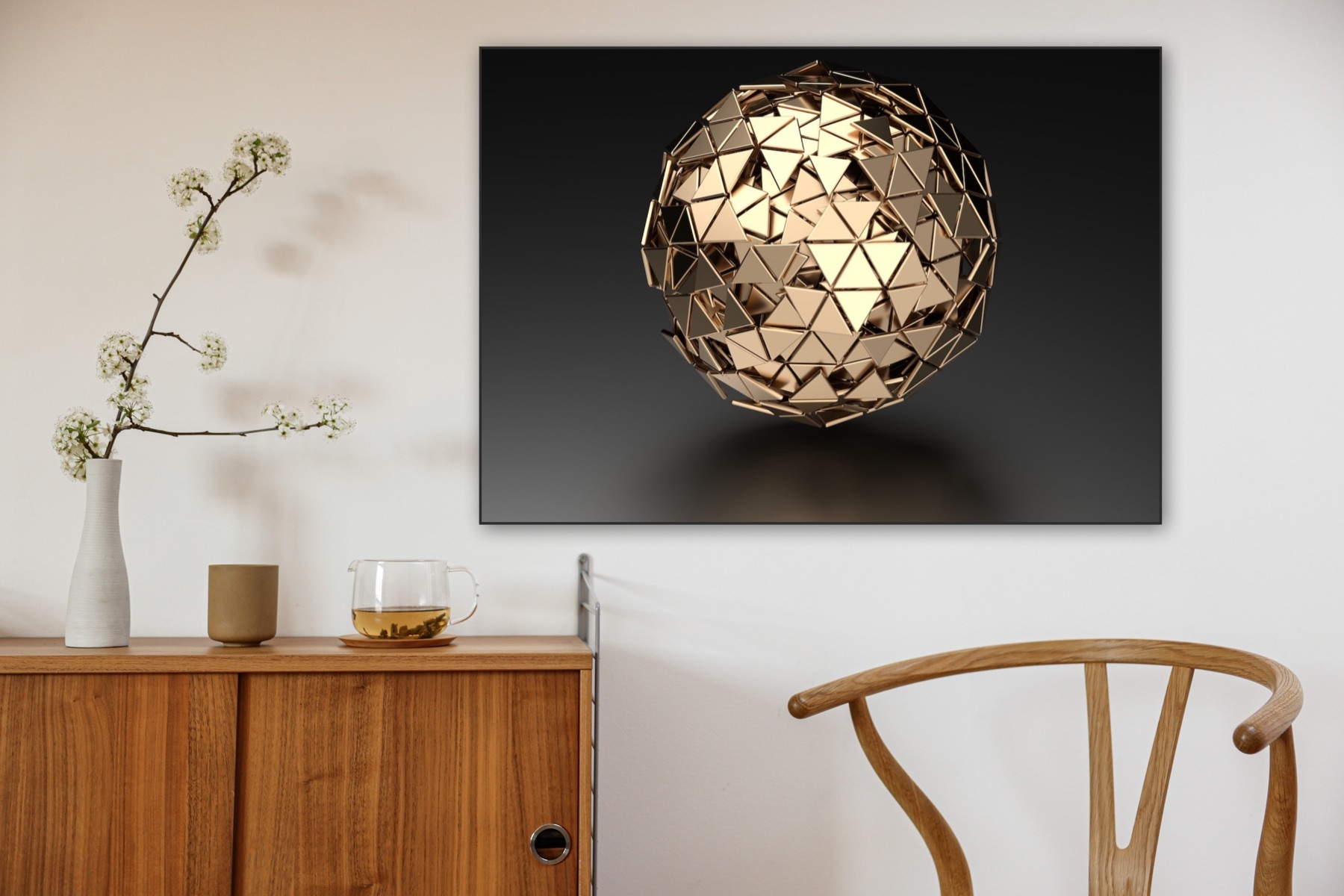 ARTHENTIC Acoustic picture 70 x 100 cm - Goldie