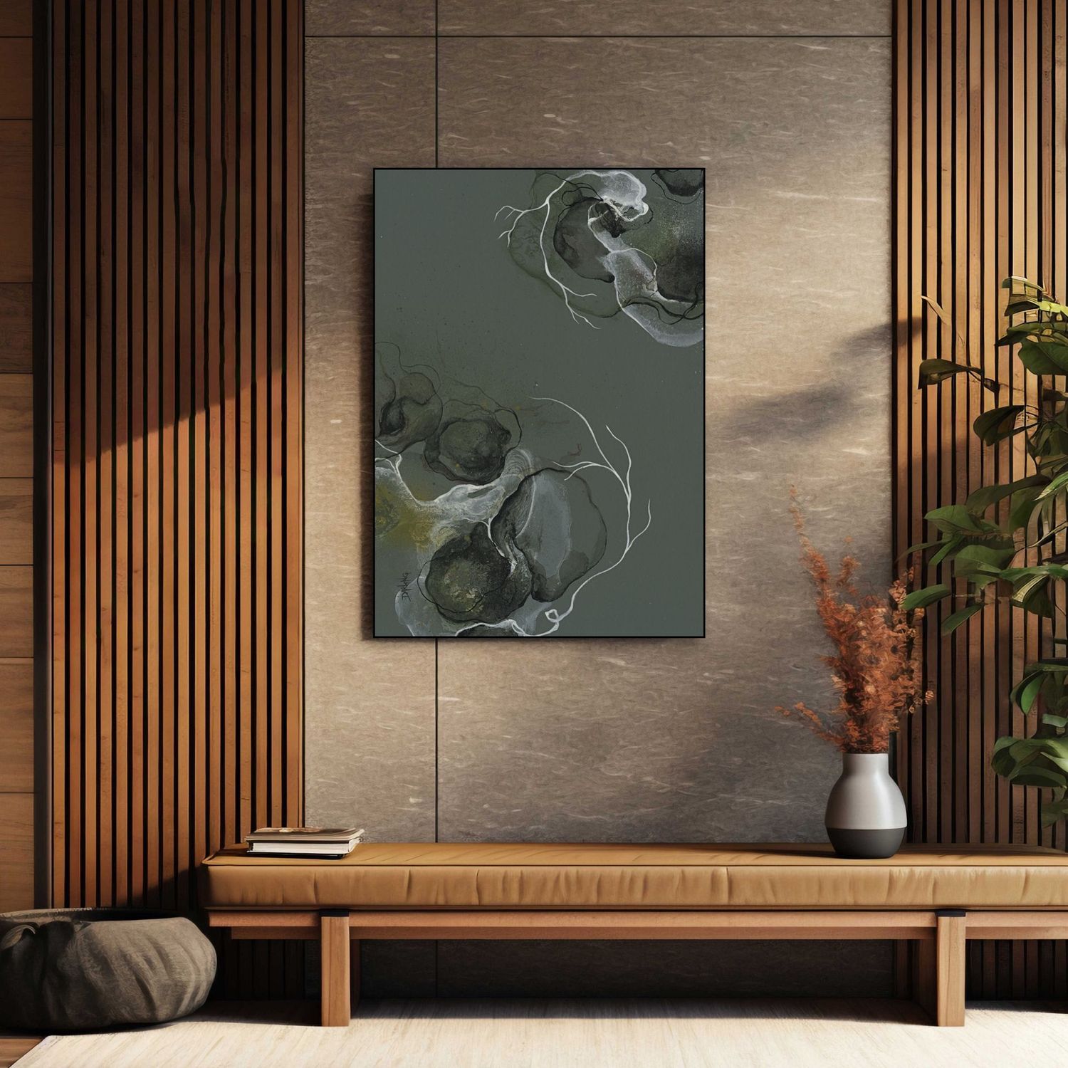 ARTHENTIC Acoustic picture 70 x 100 cm - NIGHT II by Rikke Darling