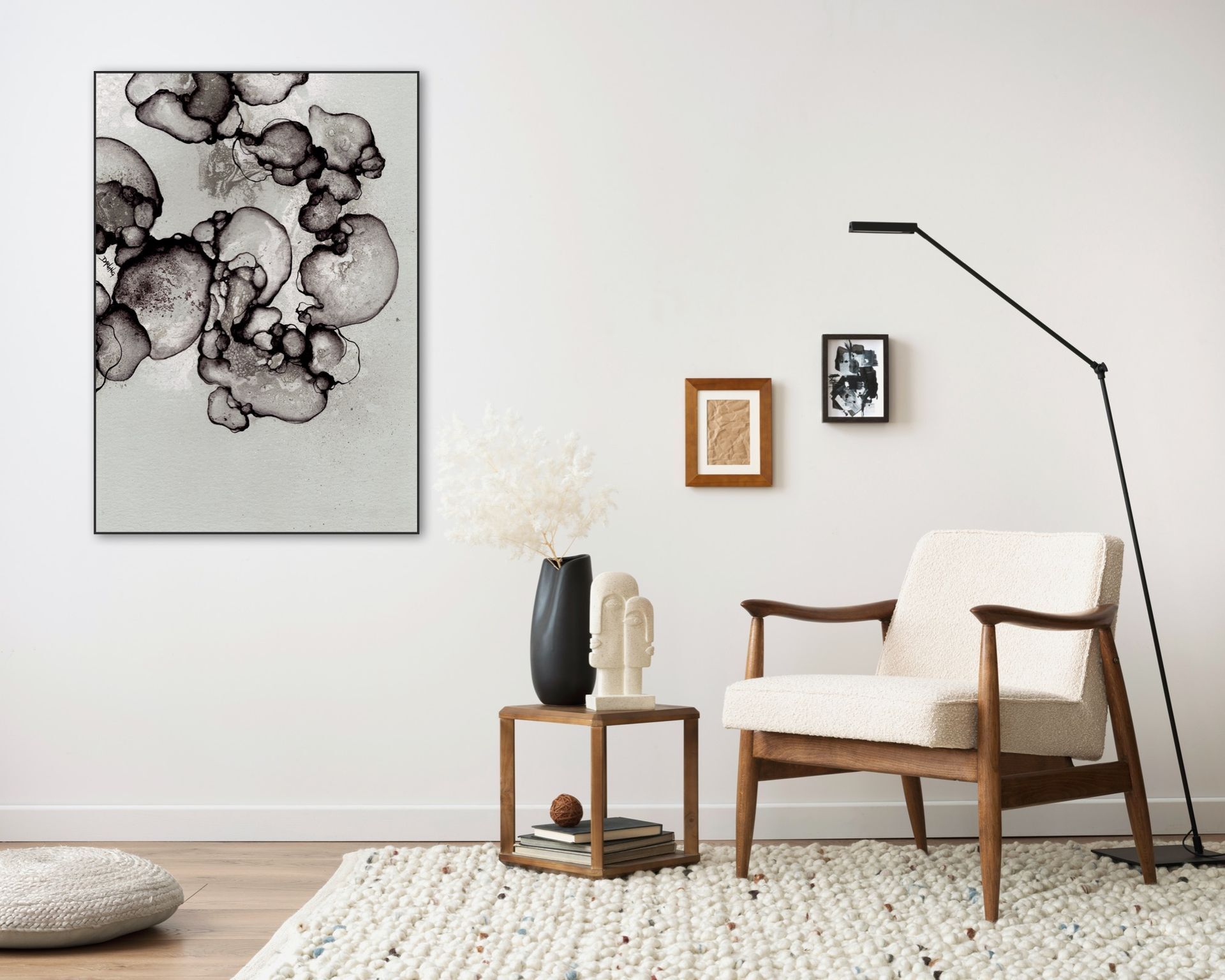 ARTHENTIC Acoustic picture 70 x 100 cm - ROCK RAW by Rikke Darling