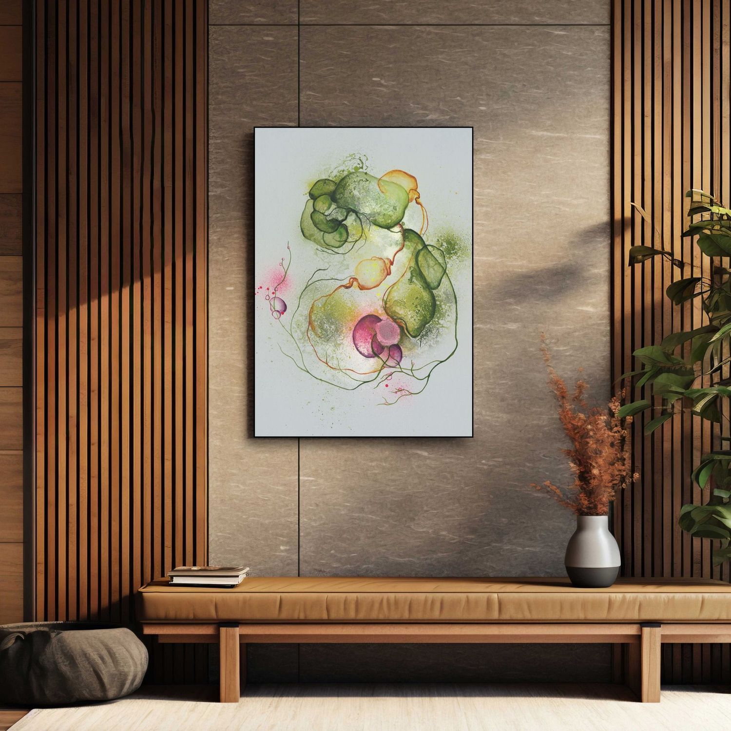 ARTHENTIC Acoustic picture 70 x 100 cm - SPRING TIME by Rikke Darling