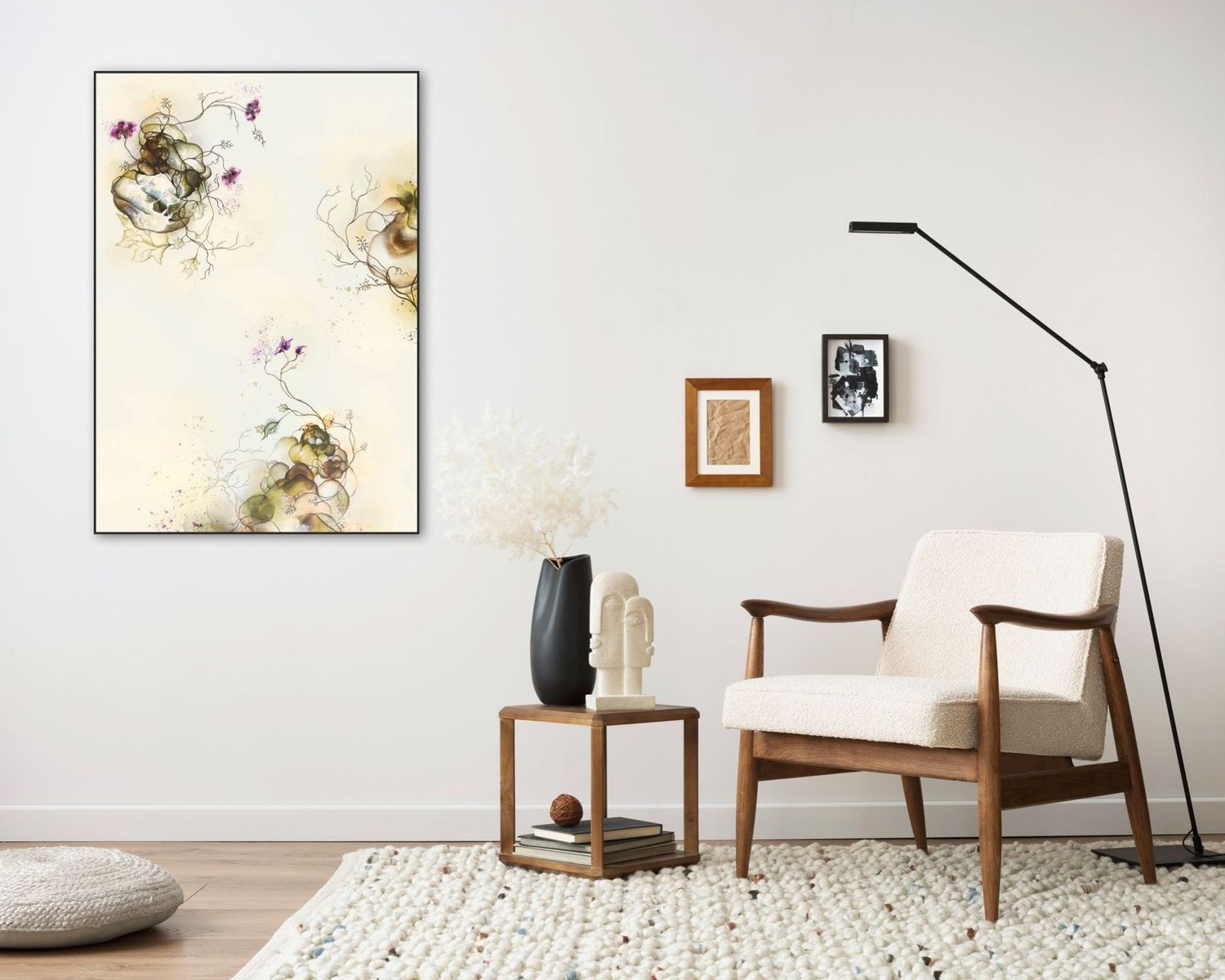 ARTHENTIC Acoustic picture 70 x 100 cm - FLORAL I by Rikke Darling