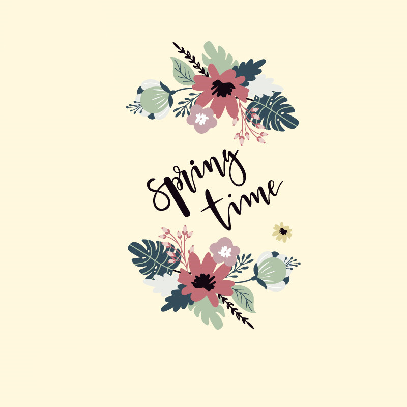 Washable T-shirt Iron-on Transfers - Spring Time