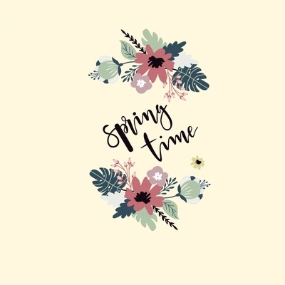 Washable T-shirt Iron-on Transfers - Spring Time