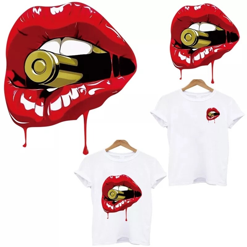 Washable T-shirt Iron-on Transfers - Bite the Bullet
