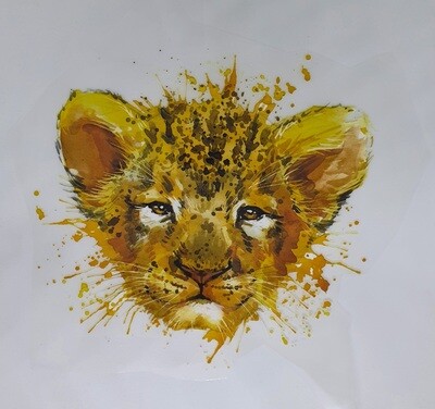 Washable T-shirt Iron-on Transfers - Lion Cub