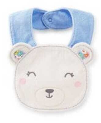 Pack of 2 Ultra-Thin Waterproof Cute Animal Baby Bibs