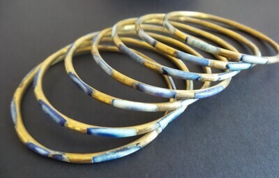 Set of 5 Bollywood Bone Bangles