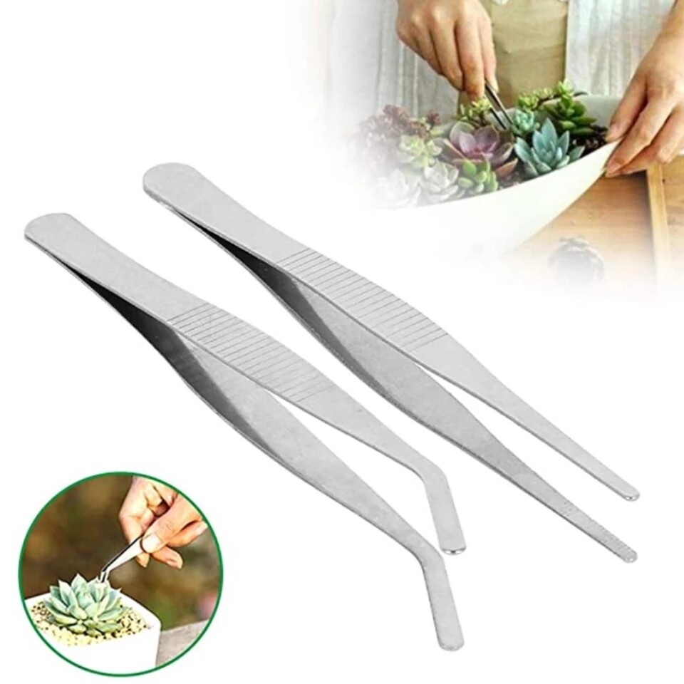 Single or Both Curve-Straight Long Aquarium-Garden Picker-Tweezer