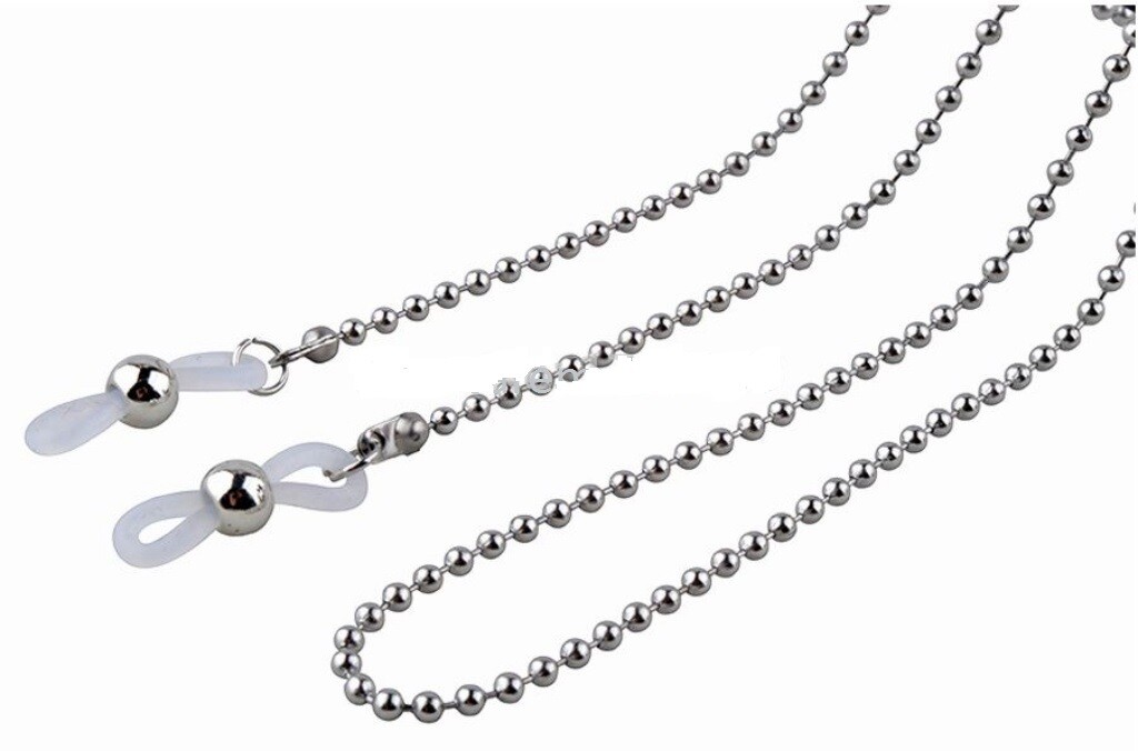 76cm Knotty Stainless Steel Reading Glasses Metal Lanyard-Chain
