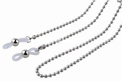 76cm Knotty Stainless Steel Reading Glasses Metal Lanyard-Chain