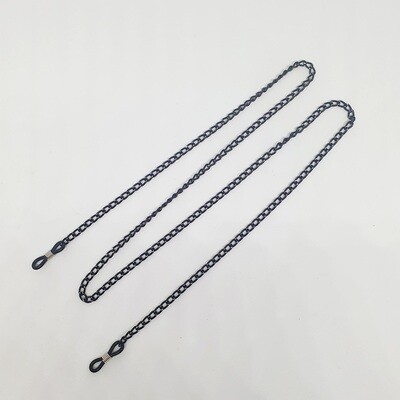 76cm Black Metal Sunglass-Reading Eyeglass Lanyard-Chain