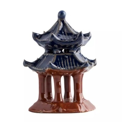 Choice of 1-2-3 Miniature Decorative Ceramic Architectural Chinese Pavilion