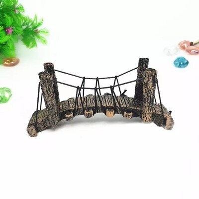 Set of 2 Bridge Decor-Ornament for Aquarium-Fish Tank-Home-Garden-Bonsai